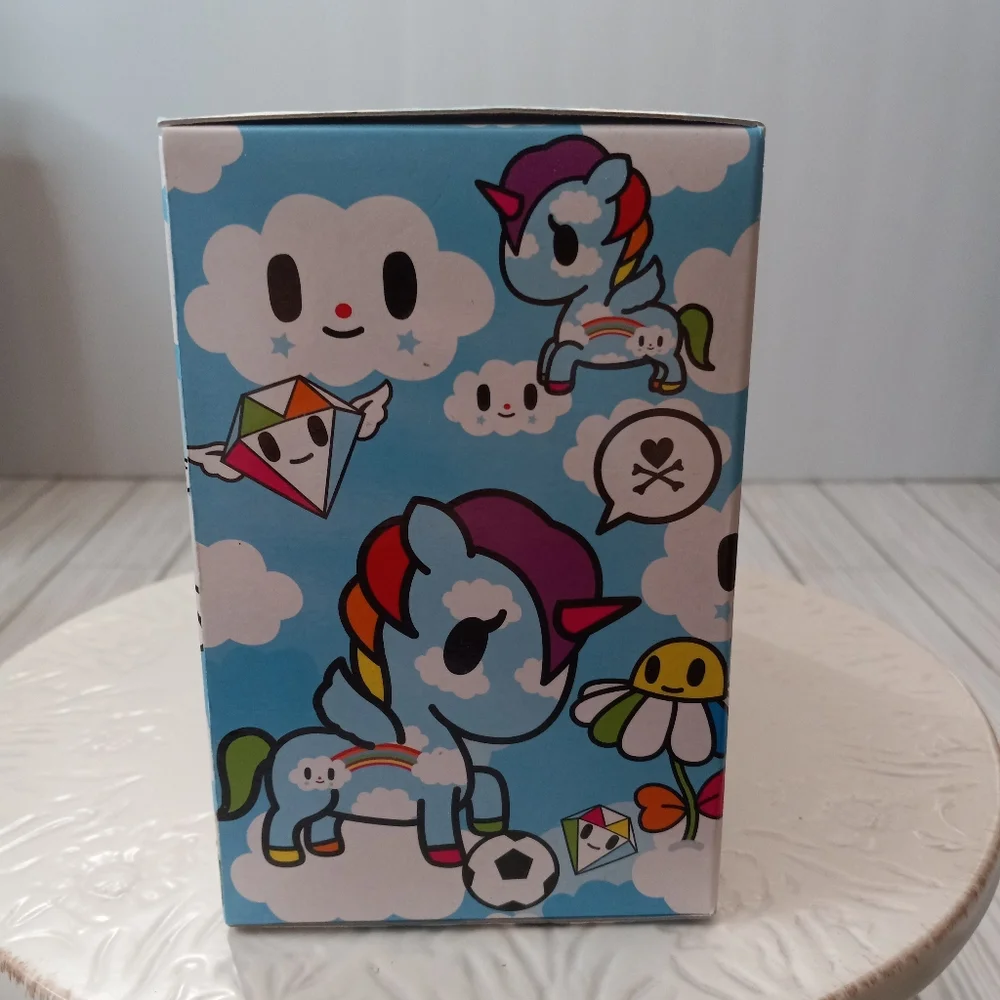 RARE Tokidoki Unicorno Pixie Vinyl Collectible Figure Rainbow Limited